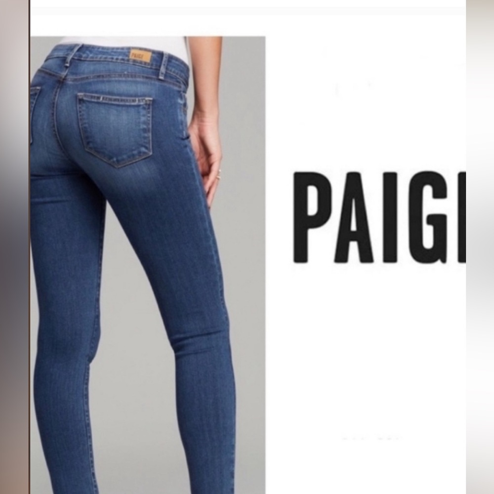 PAIGE Kylie Cropped Cotton Stretch Blend Ankle Length Slimming Jeans(27)